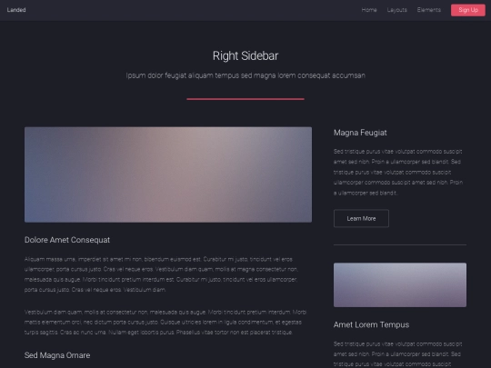 right-sidebar screenshot