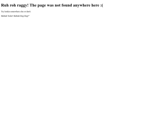 not_found screenshot