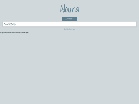 Profile/Blog screenshot
