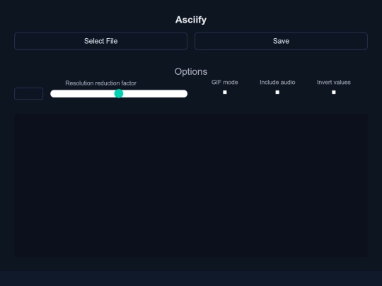 asciify screenshot