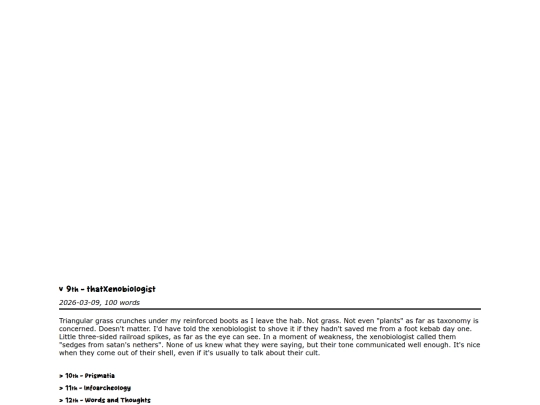 thingchal26/march/thatXenobiologist screenshot