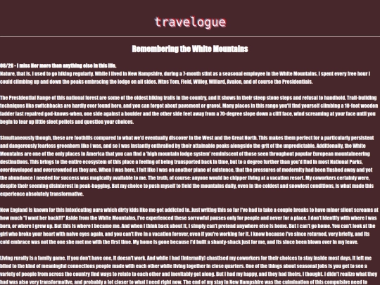 travels screenshot