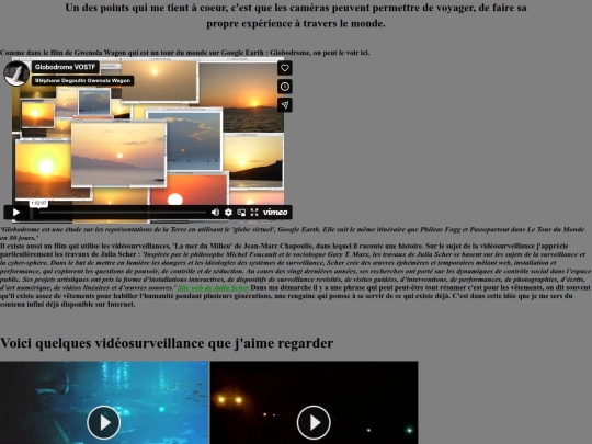 cameras screenshot