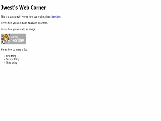 index screenshot