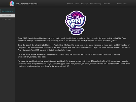 content/MLP screenshot