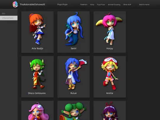 content/Puyo Puyo/Characters screenshot