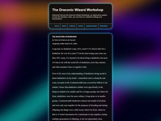 html/writings/tanix/social_deathclaws screenshot