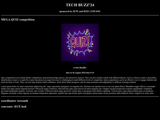 event/techbuzz screenshot