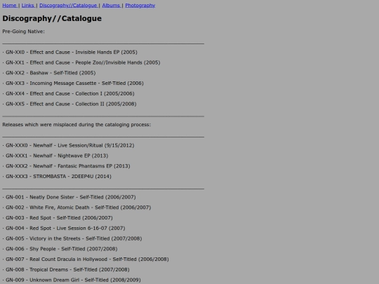 discog screenshot