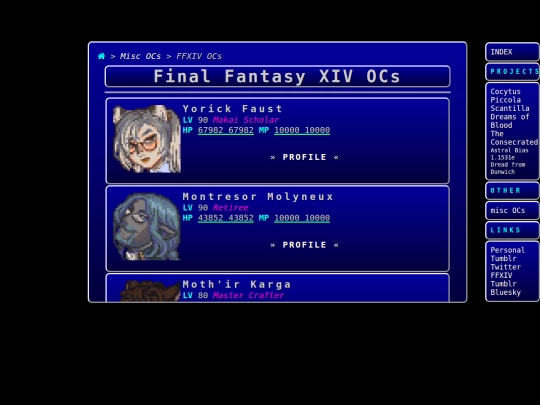 OCs/xiv-ocs screenshot
