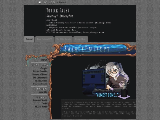 OCs/yorick screenshot