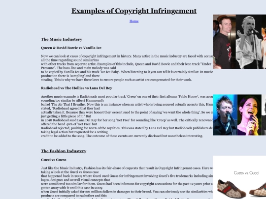 infringement screenshot