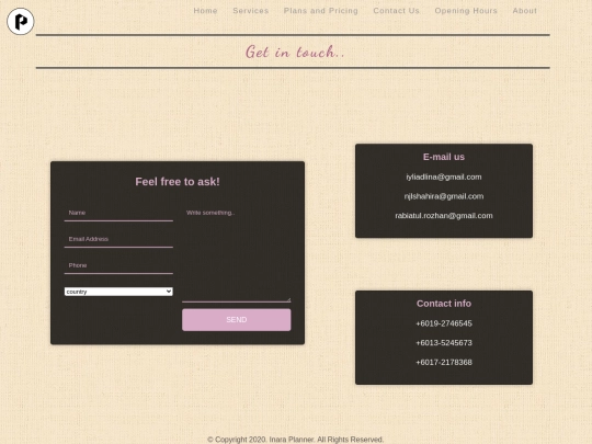 contact screenshot
