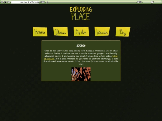 blog screenshot