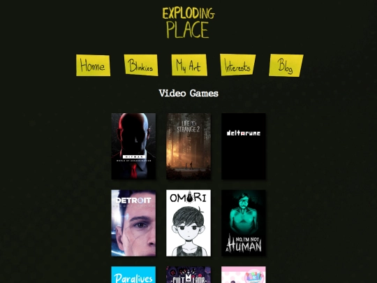 interests screenshot