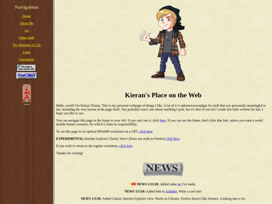index screenshot