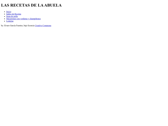 recetasabuela screenshot