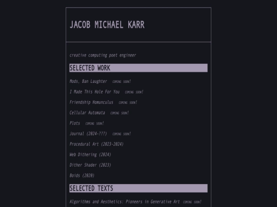 index screenshot