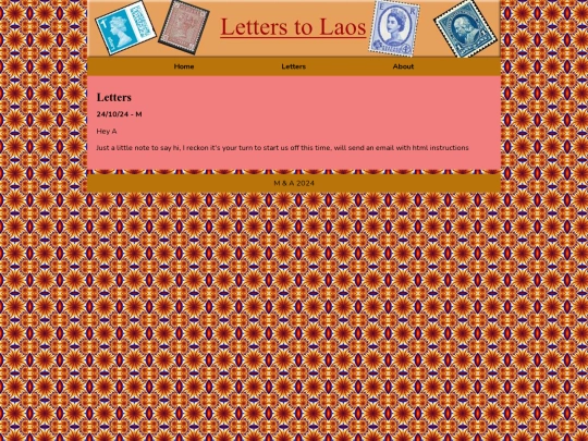 Letters screenshot