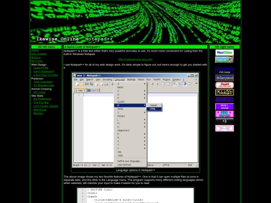 notepad screenshot