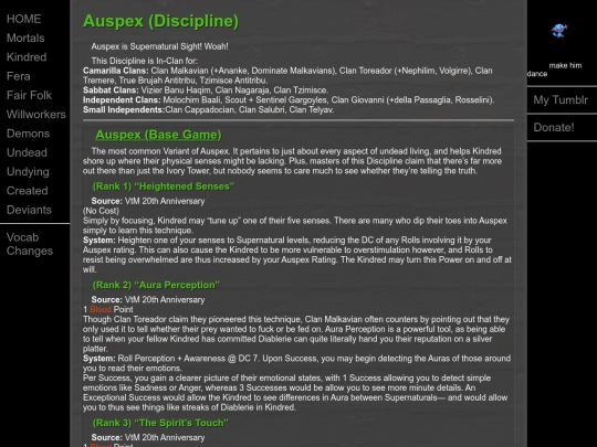 kindred/auspex screenshot