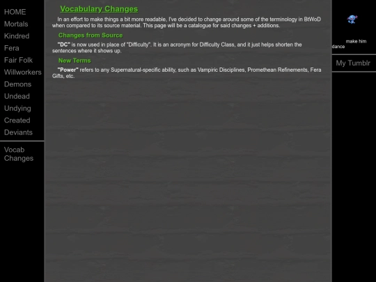 vocabchanges screenshot