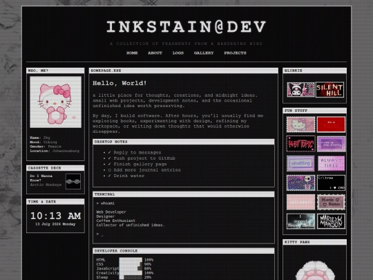 index screenshot