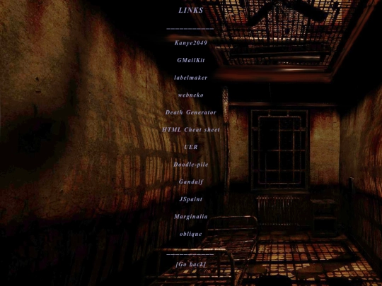 Links screenshot