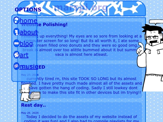 blog screenshot
