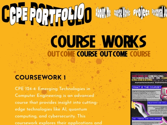 Courseworkss screenshot
