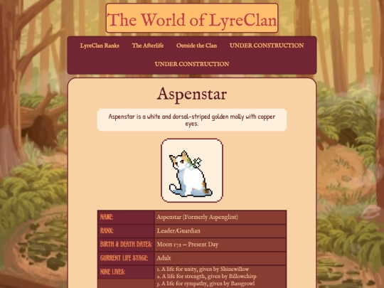 lyrecats/aspen screenshot