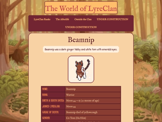 lyrecats/beam screenshot