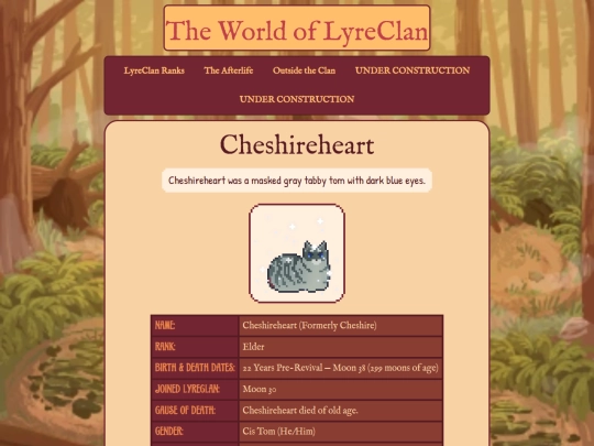 lyrecats/cheshire screenshot