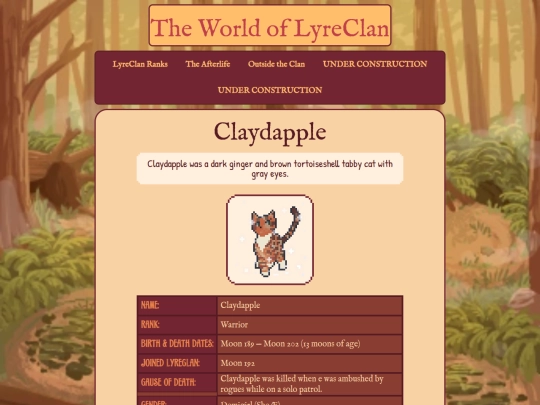 lyrecats/clay screenshot