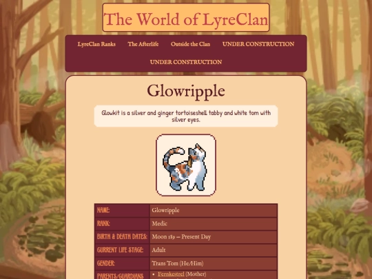 lyrecats/glow screenshot