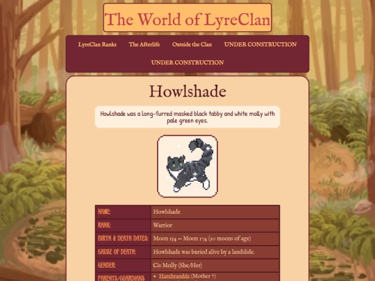 lyrecats/howl screenshot