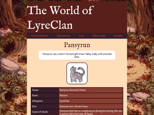 lyrecats/pansy screenshot
