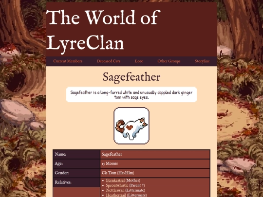 lyrecats/sage screenshot