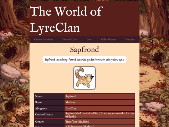 lyrecats/sap screenshot