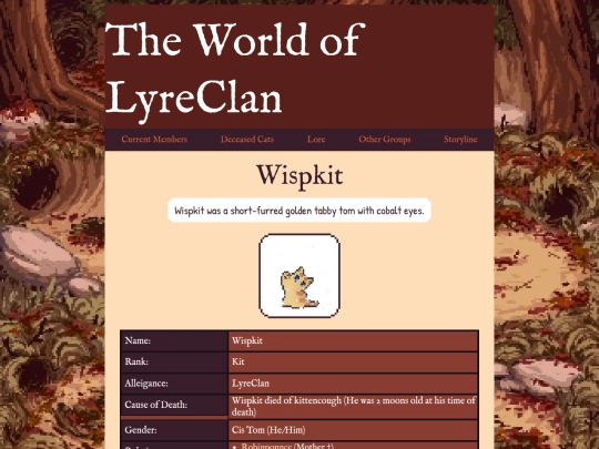 lyrecats/wisp screenshot