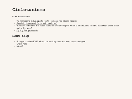 hike/cicloturismo screenshot