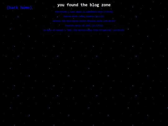 blog screenshot