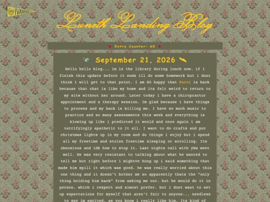 blog screenshot