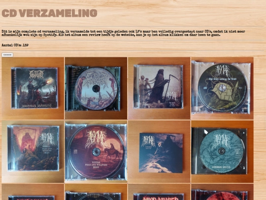 verzamelingen/Cds screenshot