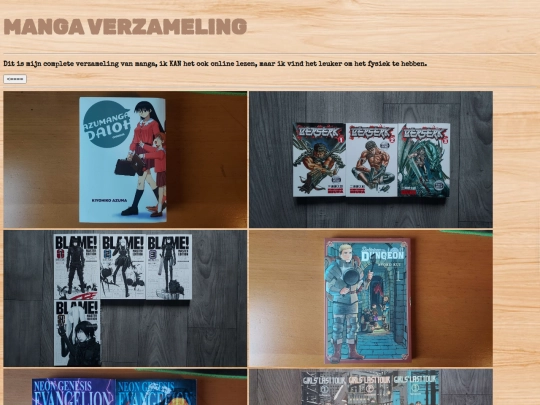 verzamelingen/mangas screenshot
