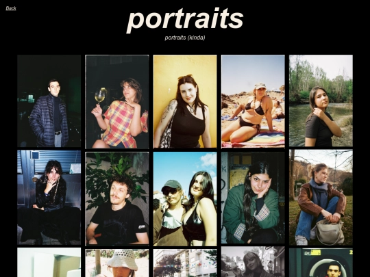 portraits screenshot