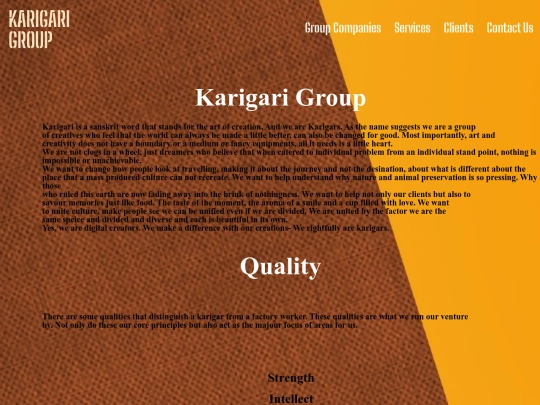 aboutkarigari screenshot