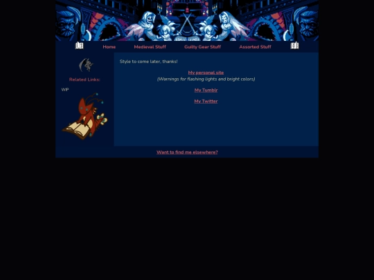 links screenshot