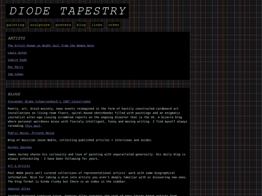 links screenshot