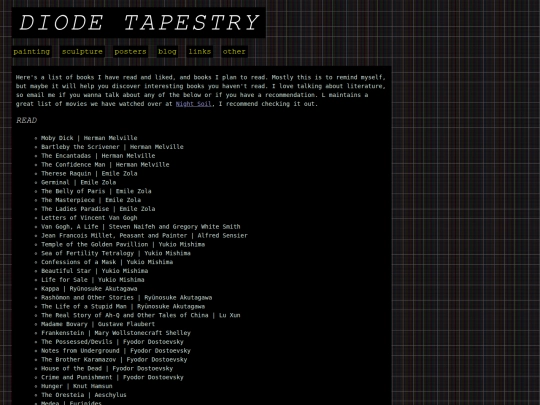 readinglist screenshot